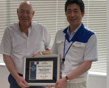 סוזוקי ומכשירי תנועה במקום שני בתחרות השירות 